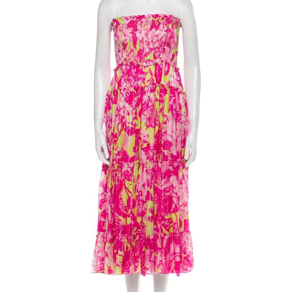 Rococo Sand floral print midi dress